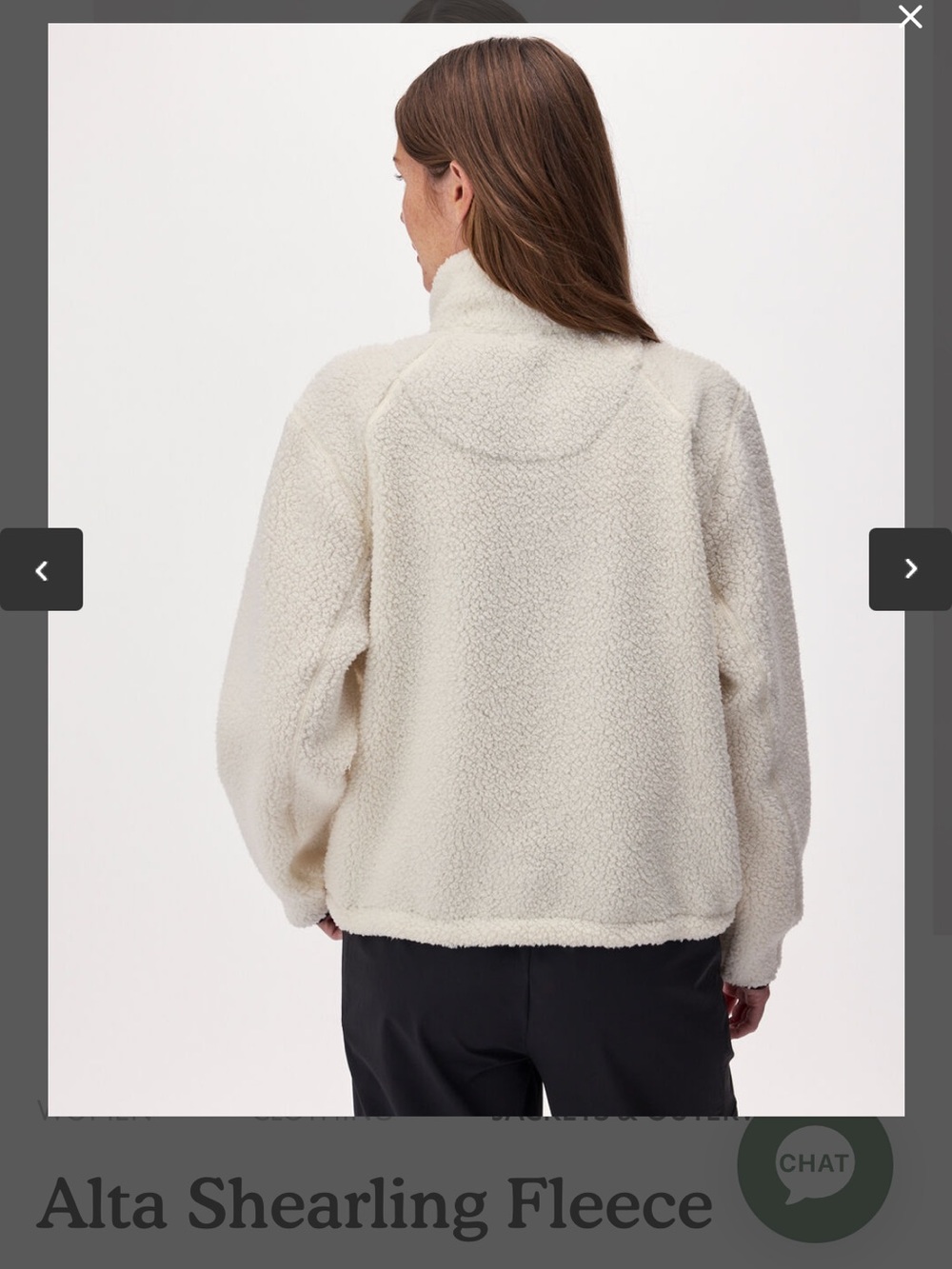 Roots Women's - Alta Shearling Fleece Jacket (Coco Brown) - Picture 5 of 5